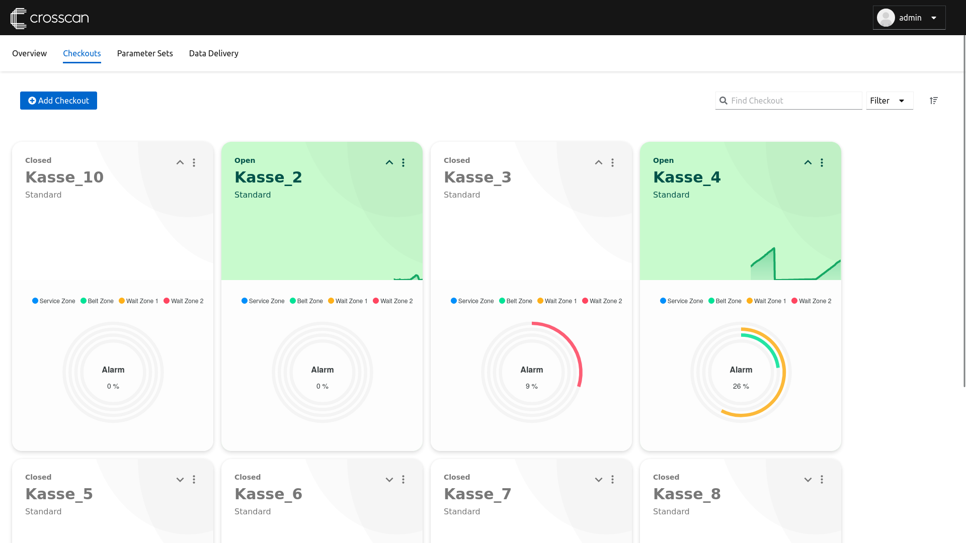Crosscan Kassen- und Warteschlangen-Management Software System